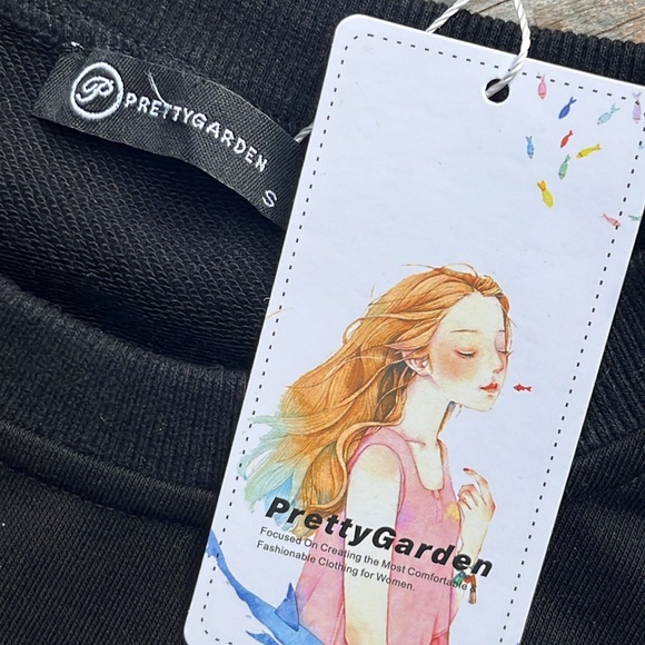 NWT Pretty Garden adorable loose pleated dress S-M - Picture 10 of 12